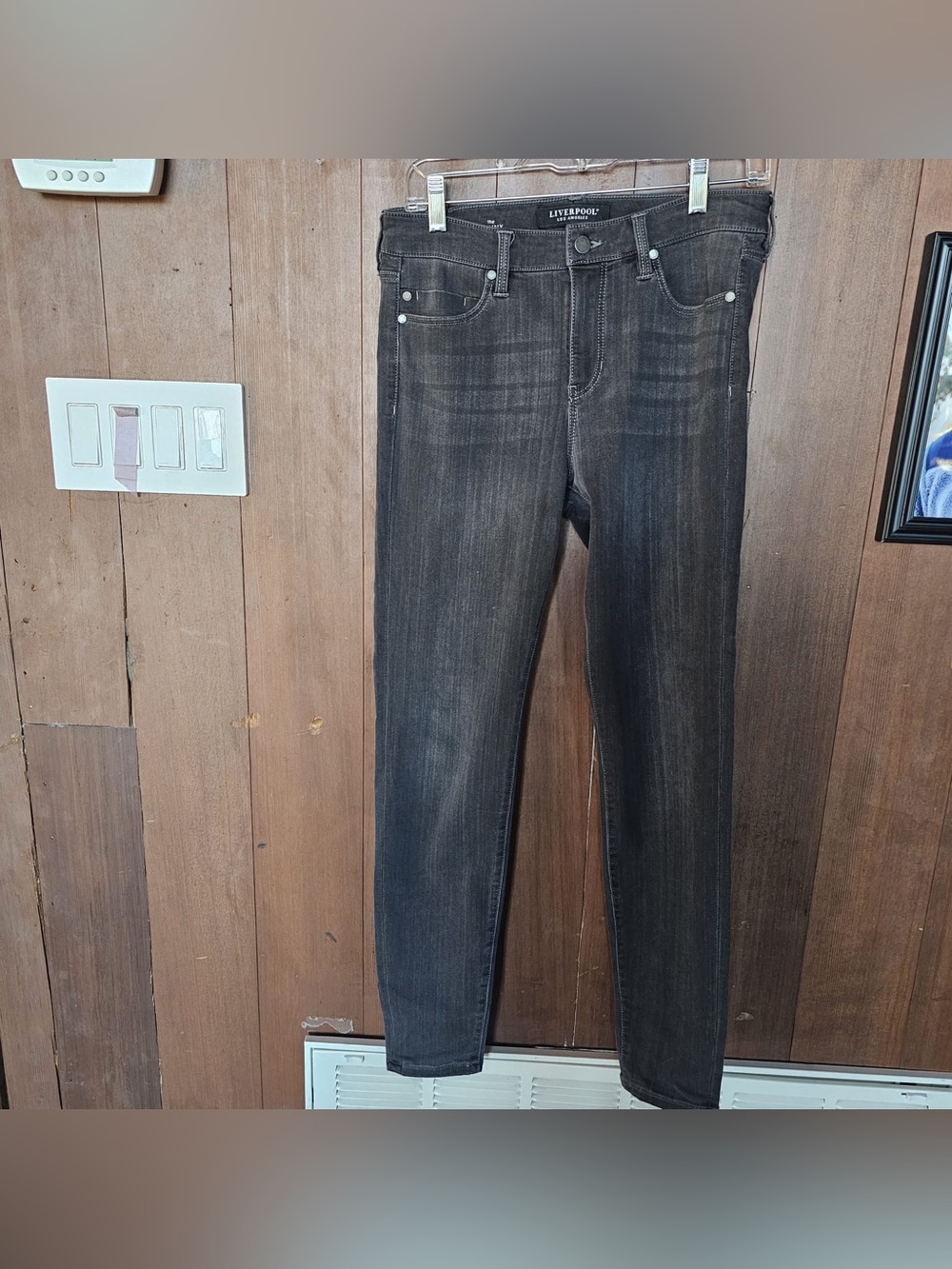 Liverpool Gray Skinny Jeans